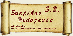 Svetibor Medojević vizit kartica
